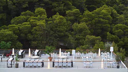 Sirene Blue Luxury Beach Resort Poros Roof Garden