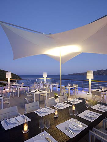 Sirene Blue Luxury Beach Resort Poros Roof Garden